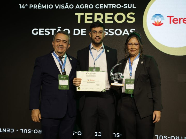 Tereos é eleita a melhor usina na gestão de pessoas pelo Prêmio Visão Agro